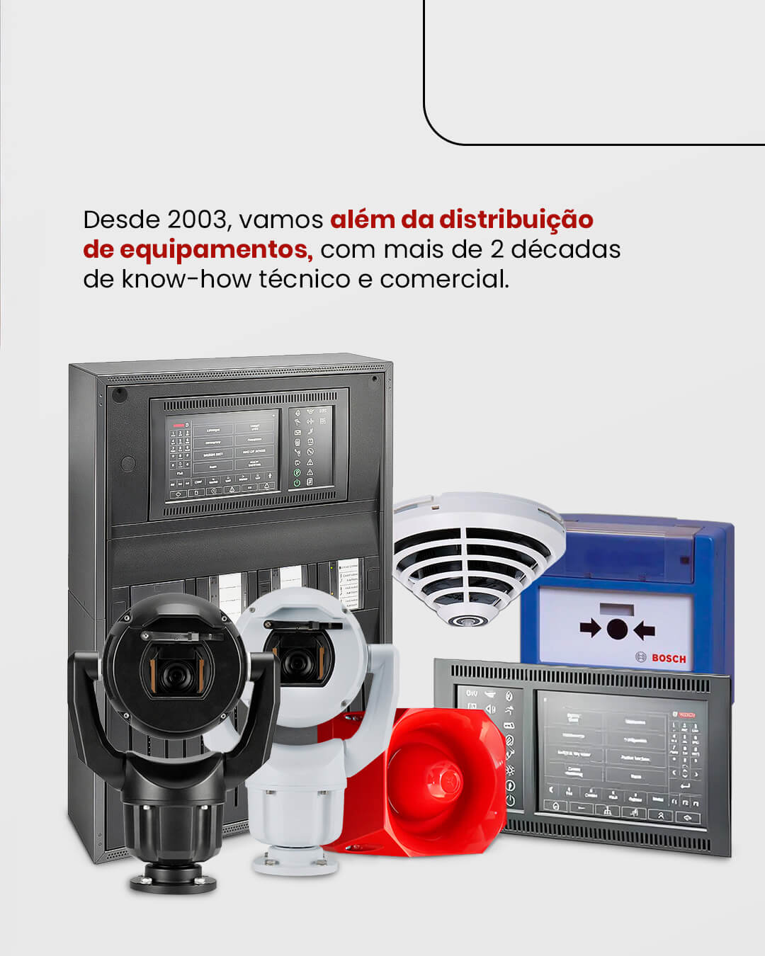 Equipamentos e centrais de detecção e alarme de incêndio de alta performance distribuídos pela Danke.