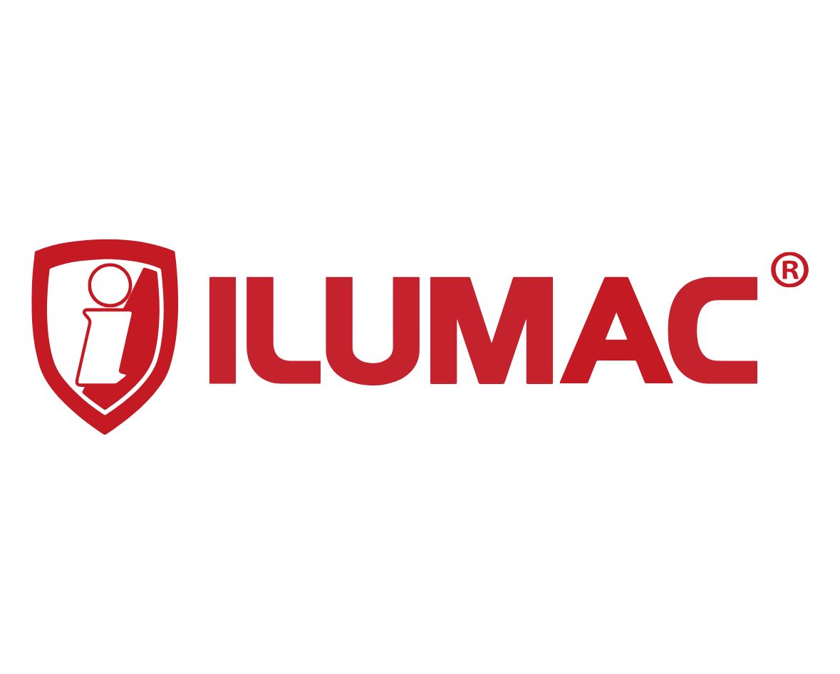 Logotipo oficial da Ilumac, expositor de detecção e alarme de incêndio na Expo Incêndio.